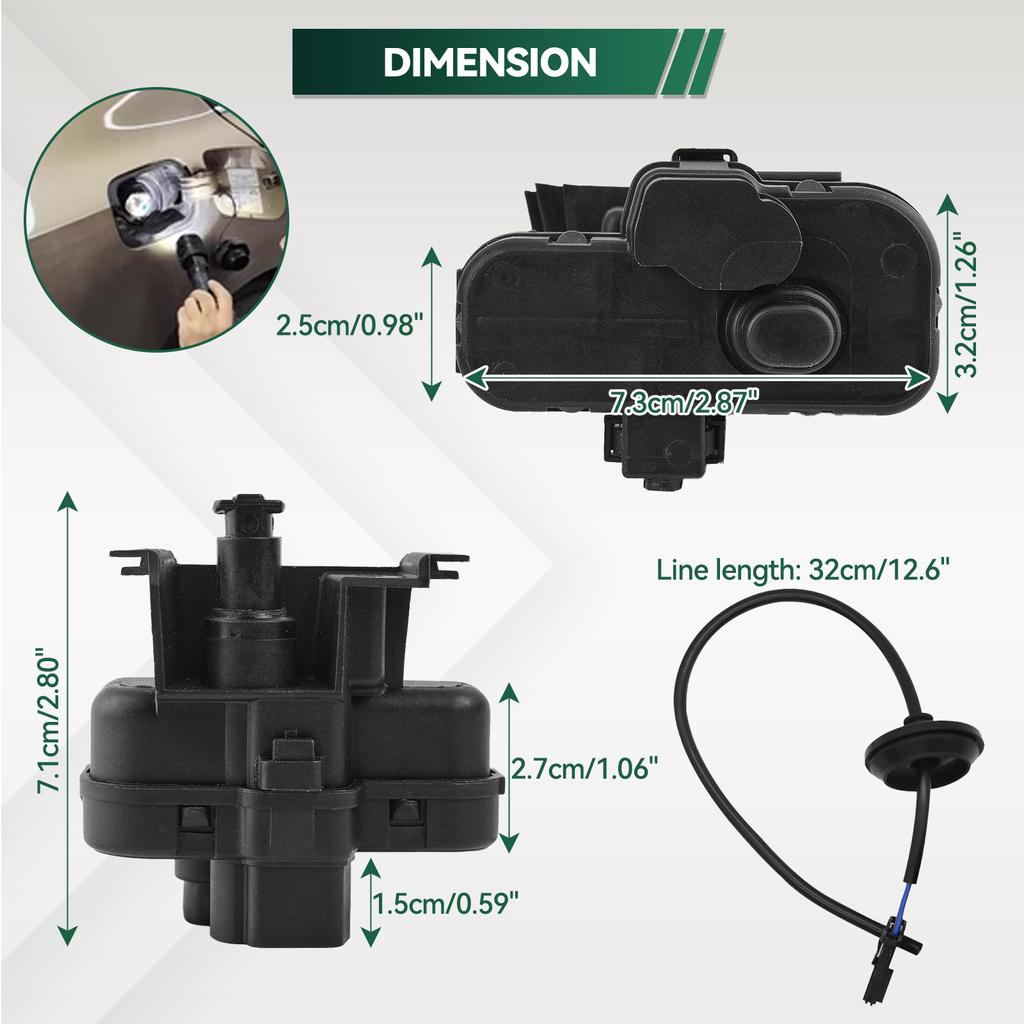 5N0 810 773 F Gasoline Fuel Filler Door Lock Motor Actuator Control For VW Tiguan Golf Variant Scirocco 5N0810773F 5N0 810 773F