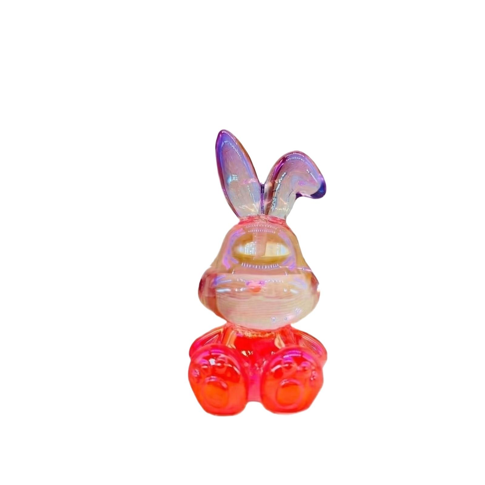 

Cartoon Crystal Colorful Figurine Small Ornament Creative DIY Resin Keychain Decoration Desktop One Size