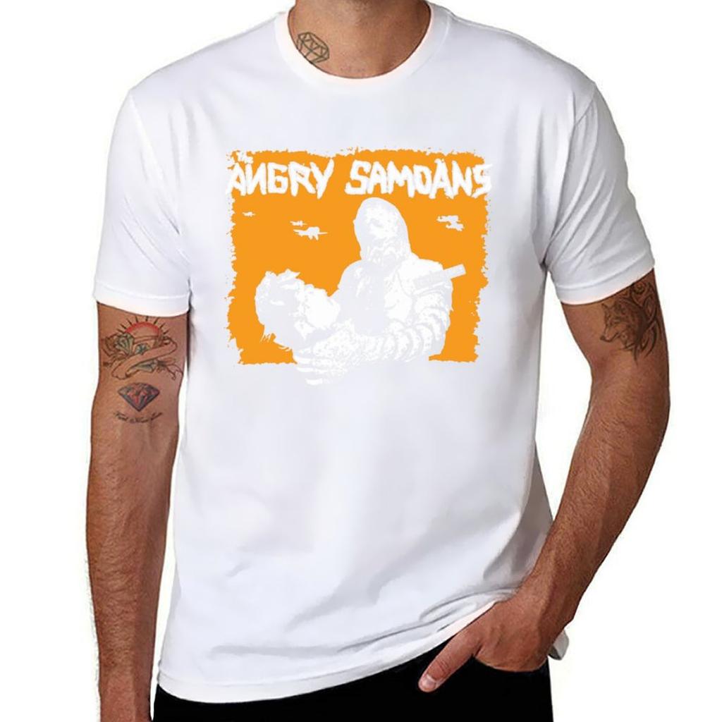 The Angry Samoans Back From Samoa TShirt Basic Solid Color Casual Tee Shirt