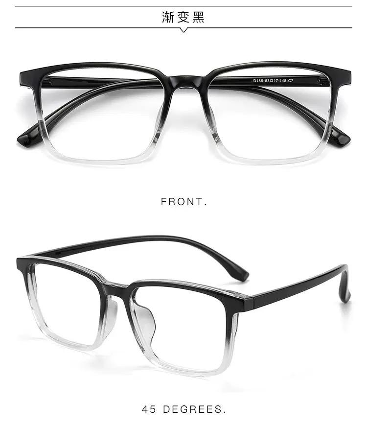 

Transparent Finished Myopia Glasses Men Women Black Eyeglasses Prescription Shortsighted Eyewear-1.0-1.5-2.0-2.5-3.0 To -6.0 0