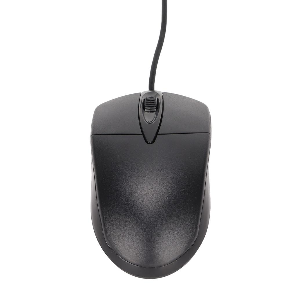 Heated Mouse 3 Levels Adjustable Black Ergonomic 1600DPI Wired Heating Mouse for Windows for OS X System Desktop Laptop