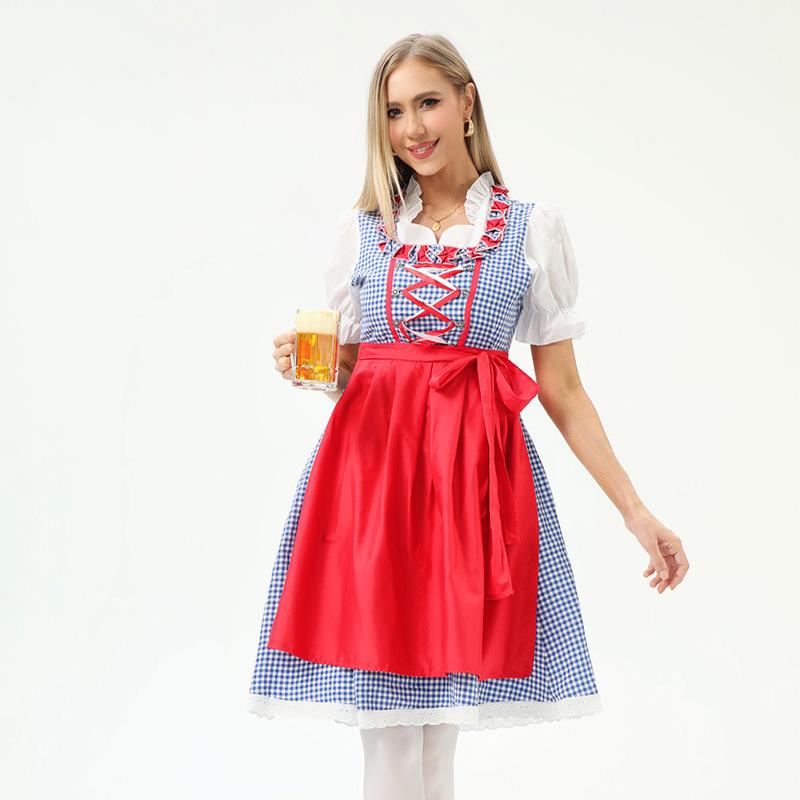 German Oktoberfest Dress Halloween Adult Costume Munich Badalia Carnival Stage Performance Costume