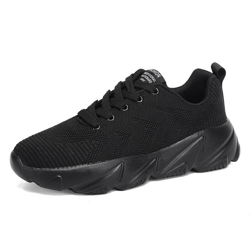 22 spring and autumn new lightweight foot sports shoes front lace-up breathable casual shoes comfortable thick sole