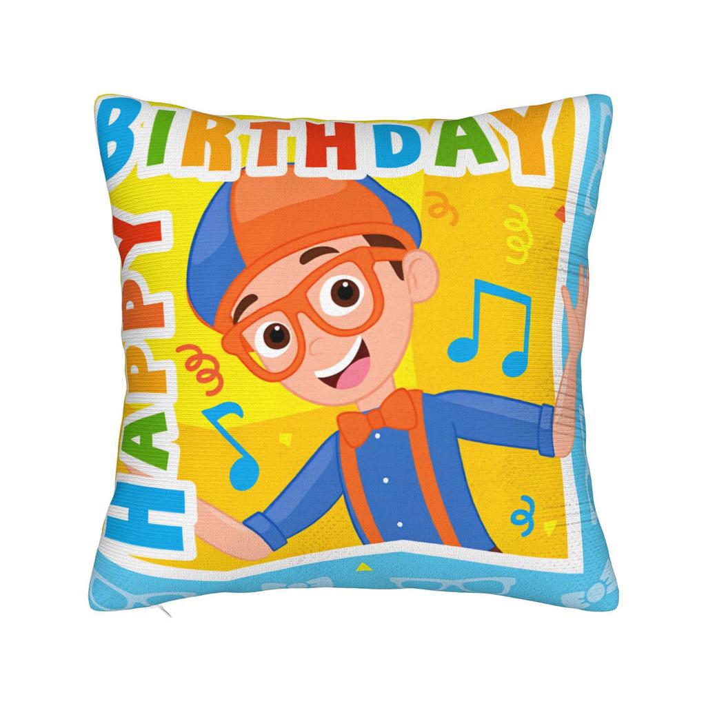 Cartoon B-Blippiing Pillow Case Custom Pillow Cover Kawaii Pillowcases For Sofa Bedroom Home Decor
