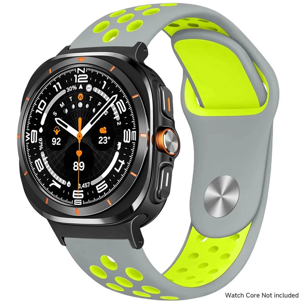 Silicone Strap For Samsung Galaxy Watch 8 40mm 44mm 8 Classic 46mm Sports Breathable Bracelet For Galaxy Ultra 2025 47MM Band