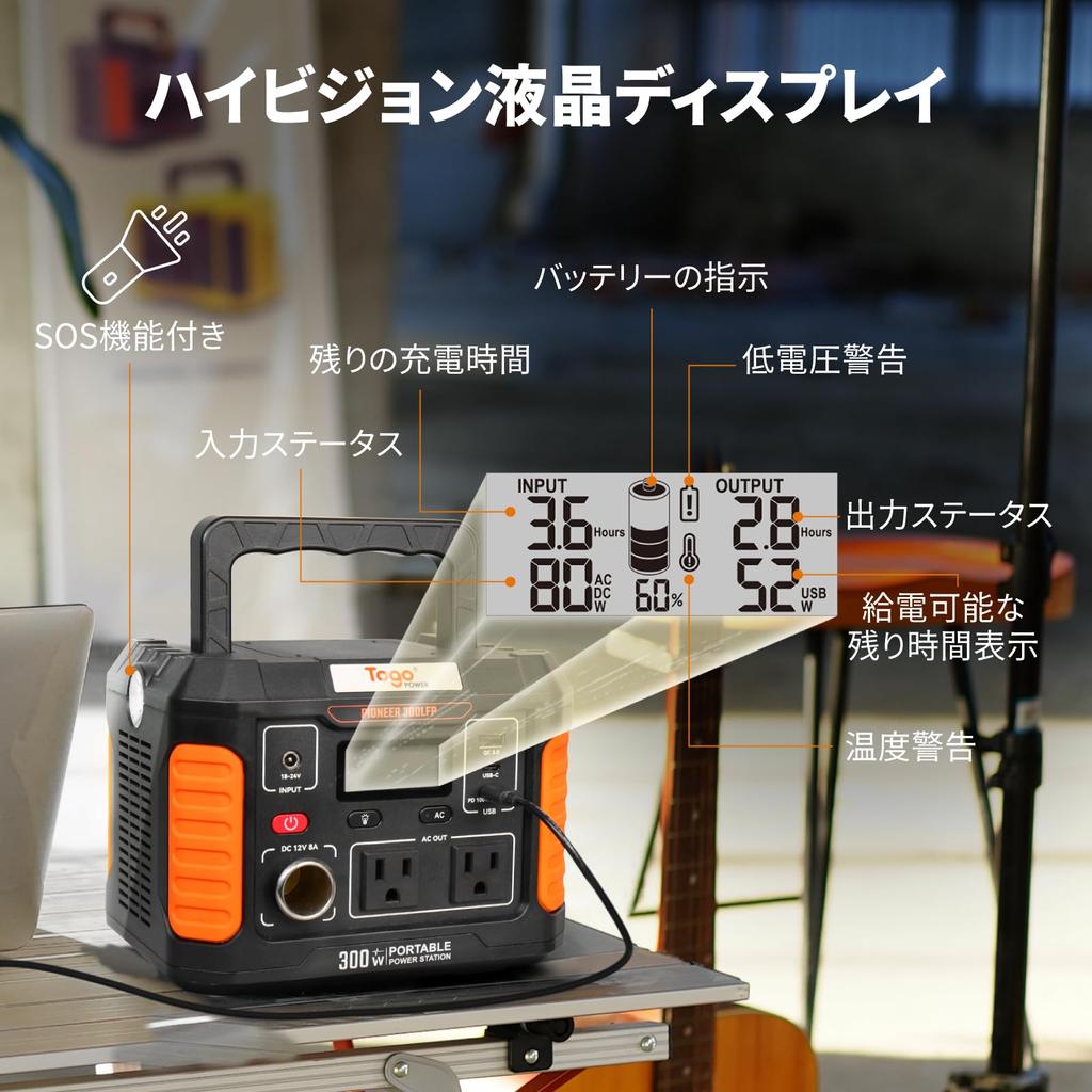 Togo Power Portable Power Station and Solar Panel Compact and Powered by a Iron Phosphate BMS Battery 40W Solar High Conversion Solar Generator for