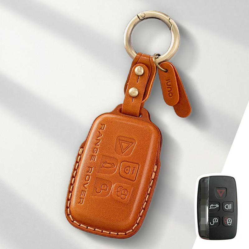 

Натуральна шкіра Захисний Чохол для Ключа Брелока Land Rover Range Rover Evoque Discovery Sport Vela 4