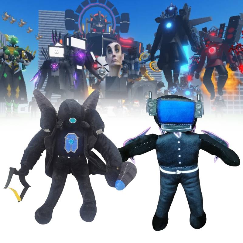 Skibidi Cameraman Toilet Tvman Plush Toy Cartoon Doll Child Sleep Gift Pillow