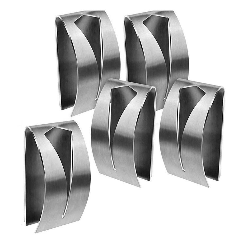 5pack Strong Grip Towel Hook Reusables Towel Holder Wall Mount Towel Rack For Kitchen Bathroom Home Accessories