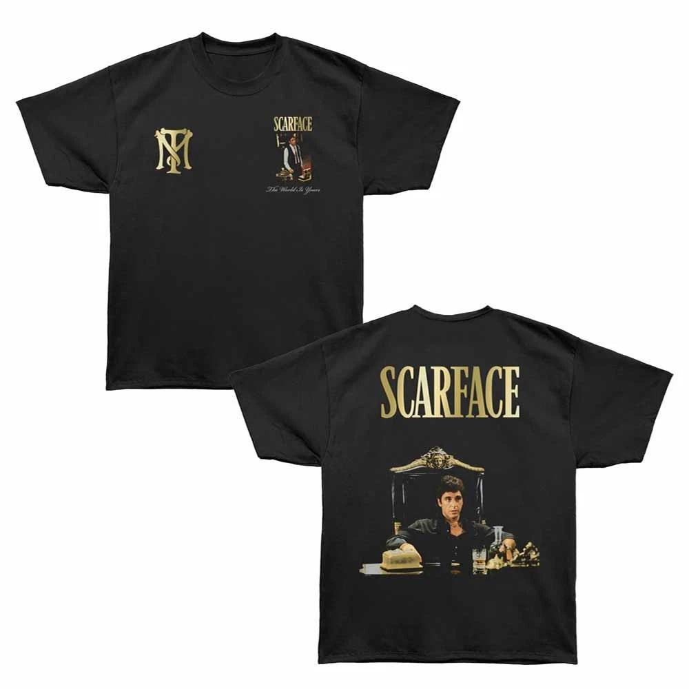 Scarface - World Is Yours - Bronx Oversized Short Sleeve Children s T-shirt Black 160