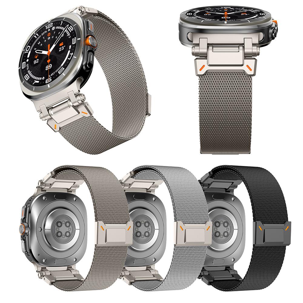 Magnetic Milanese Loop Band for Samsung Galaxy Ultra Watch 47mm Man's Stainless Steel Strap for Galaxy Watch Ultra 47mm Correa