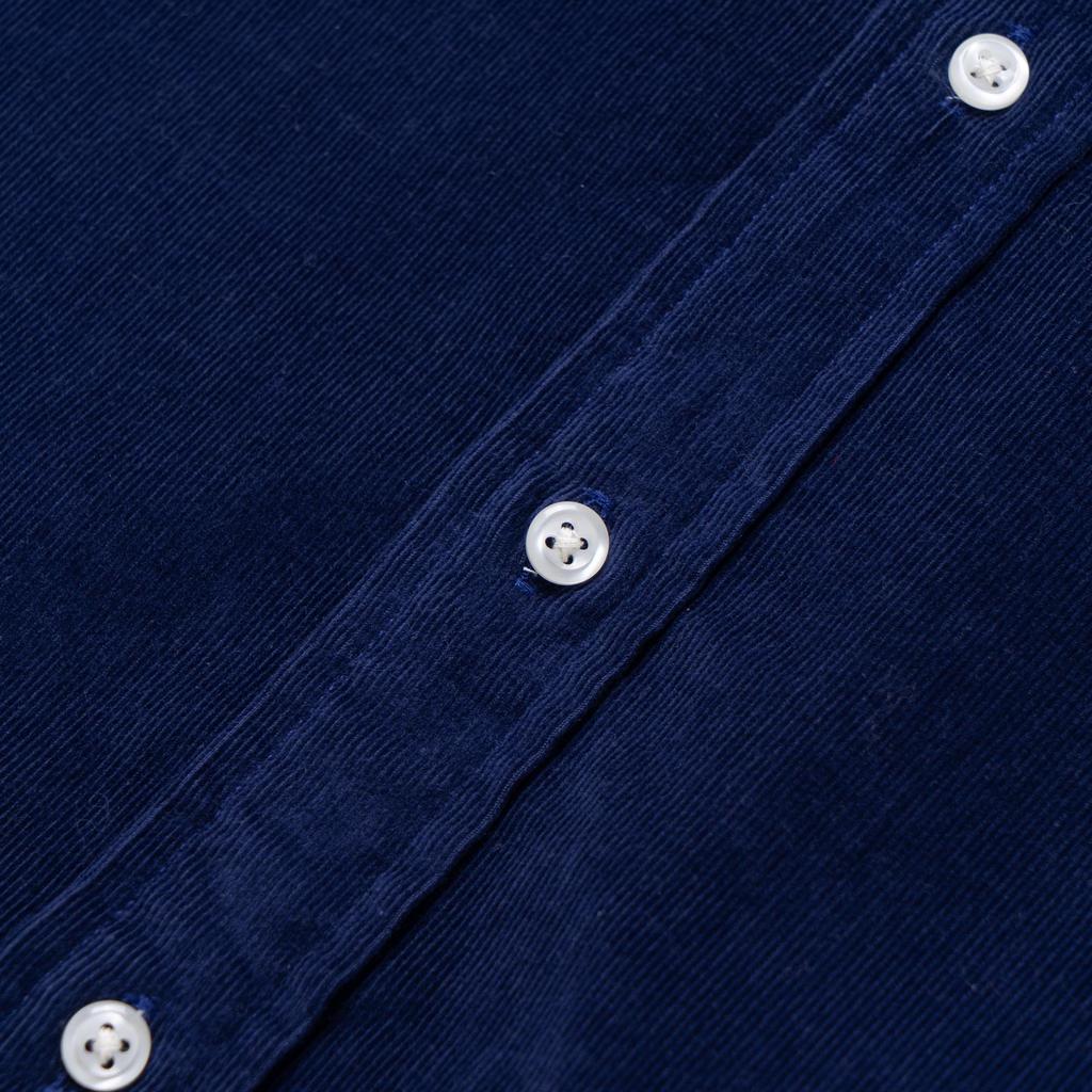 Polo Ralph Lauren SS23 Solid Logo Embroidered Shirt Men Shirts Navy-Blue MNPOWOV16822578-410