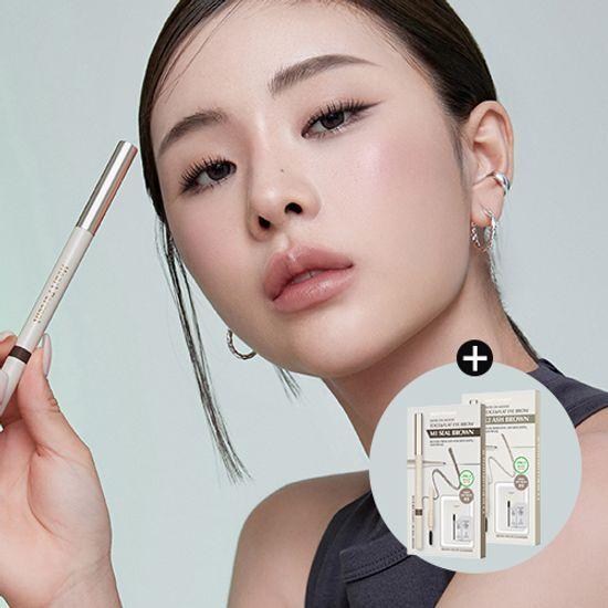 Heart Percent Dot On Mood Edge & Flat Eyebrow 6 Colors (Planned/Individual Product)