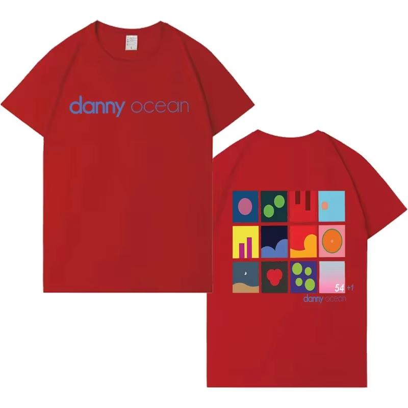 2026 Rapper Danny Ocean Men Summer Harajuku Aesthetic Tee High Quality Gothic Short Sleeve Tshirt Hip Hop Crewneck Streetwear