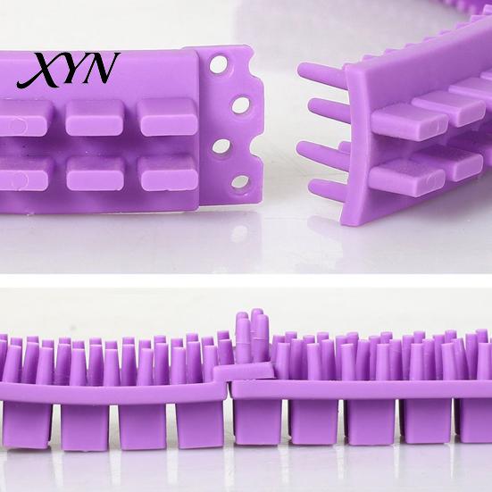 Tunnel Toy Cat Self Groomer for Cardboard Boxes, DIY Grooming Brush Hair Reduction Ring, Hands-Free Massage Comb House Door Hole