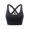 Women Cross Back Sports Bra Breathable Comfortable With Chest Pads For Gym Yoga Running Fitness