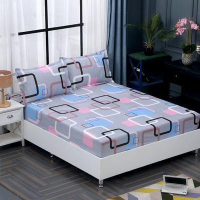 Bedrucktes Spannbettlaken, 360°-All-Inclusive-Matratzenbezug, Doppelbett, Queen-Size-Bett, Tagesdecke(ohne Kissenbezüge)