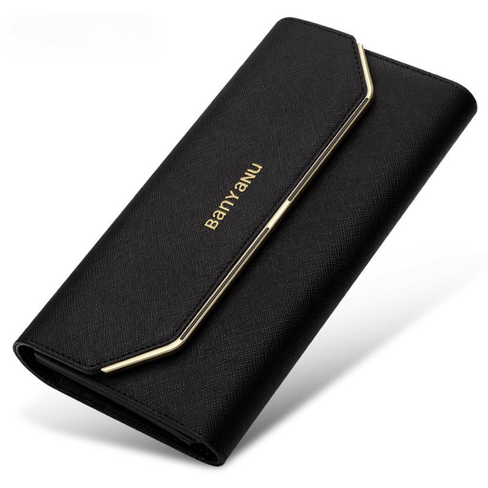 Portefeuille Femmes Long Simple Mode Portefeuille Femmes Fin