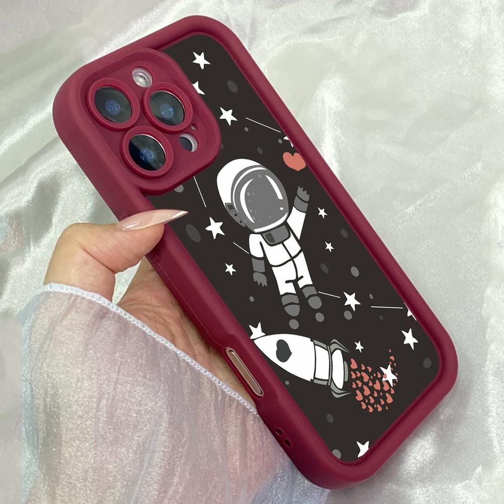 JT53 Astronautas Enamorados Realme C35 15 Huawei Honor 70 90 Lite X7 X8 X9 Infinix Tecno itel Motorola Google All Model Angel eyes Soft TPU Phone Case