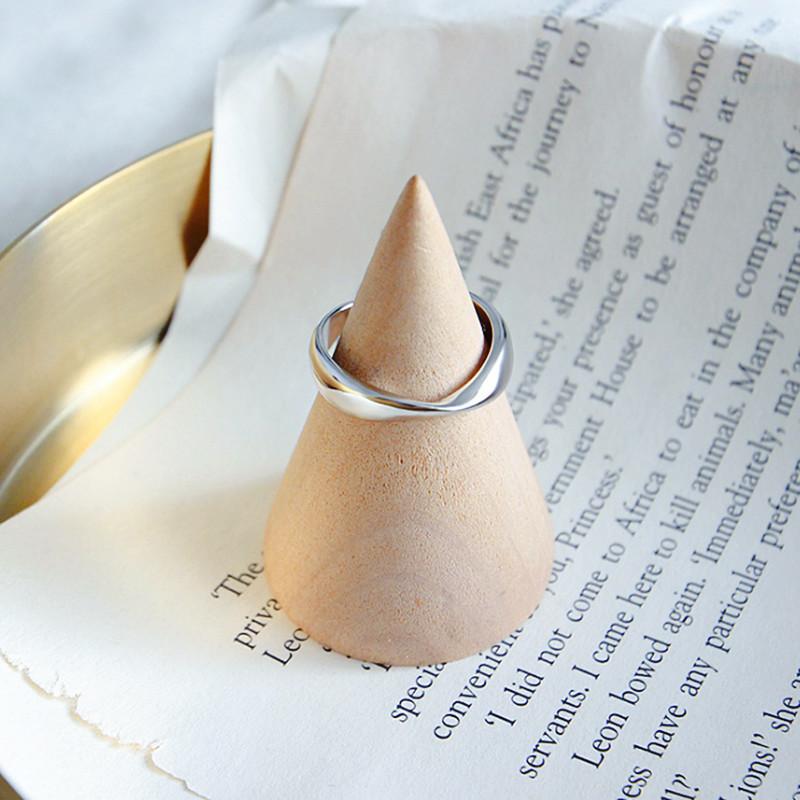 925 Silver Irregular Rings For Women Wedding Luxury Jewelry Accessories and Money 925 Jewellery