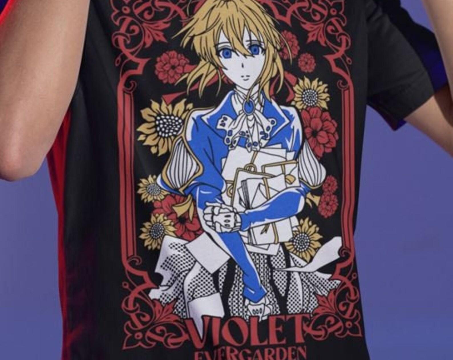 Unisex Violet Evergarden Anime T shirt, Manga Waifu Shirt 3XL