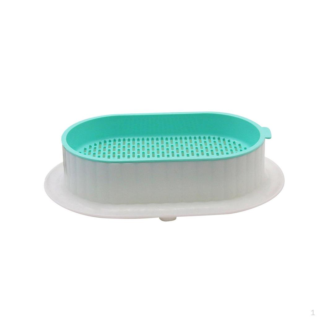 Tray Catnip Cultivation Box Wheatgrass Grower Detachable Pet Cats Grass Growing for