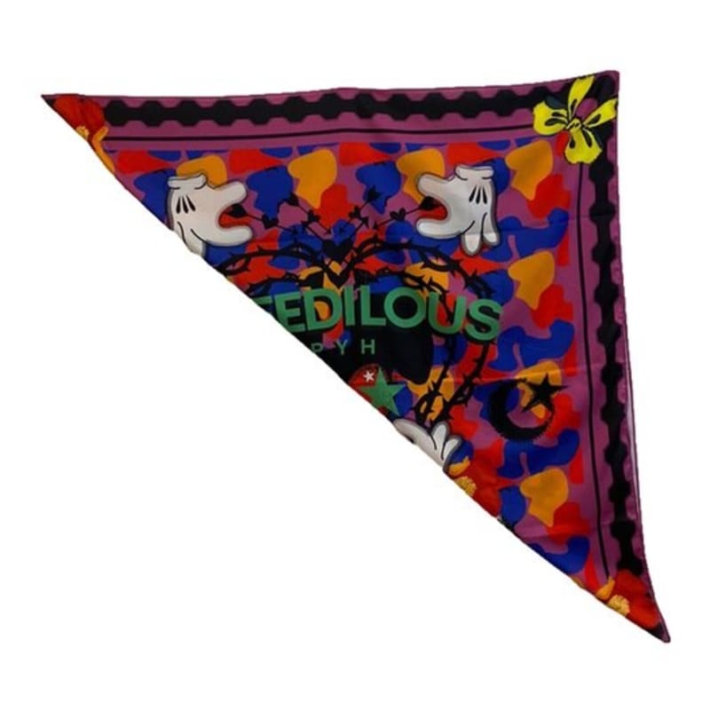 GREEDILOUS GREEDILOUS RED CAMOUFlAGE SCARF-SMALL