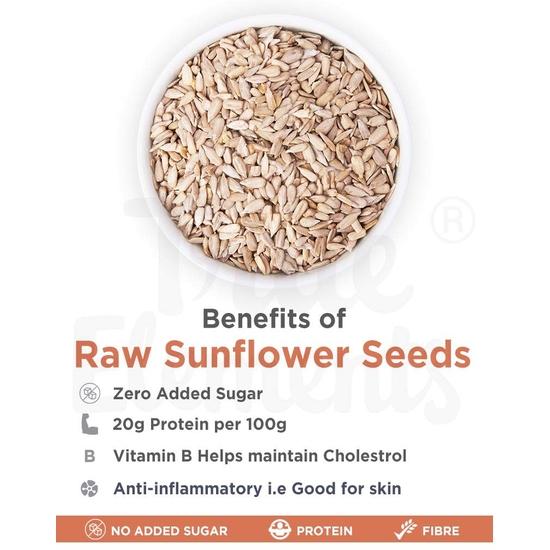 True Elements Raw Sunflower Seeds 150g - Sunflower Seeds for Eating