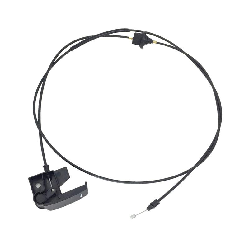 For Vehicle Maintenance Repair Black Engine Hood Latch Cable Hood Factory Specification High Reliability Stable Performance