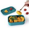 300ML/400ML/700ML/1300ML/2100ML Lunchbox Frischhaltung mit Deckel Silikon Hitzebeständig Auslaufsicherer Lunchbehälter für die Schule