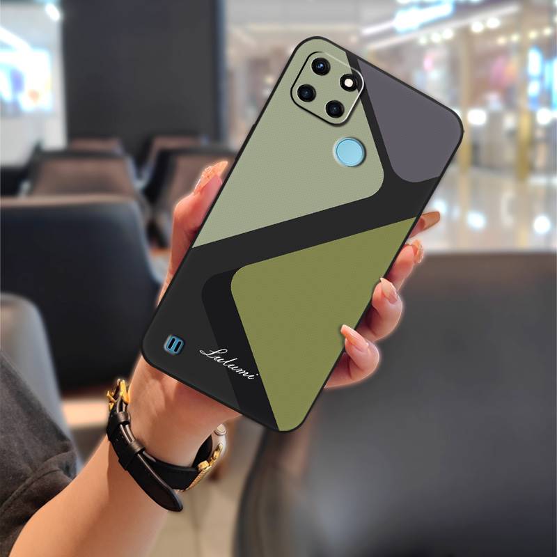 Cute Silicone Phone Case For OPPO Realme C21Y/C25Y TPU Full Wrap Graffiti Fashion Design Back Cover Shockproof Durable