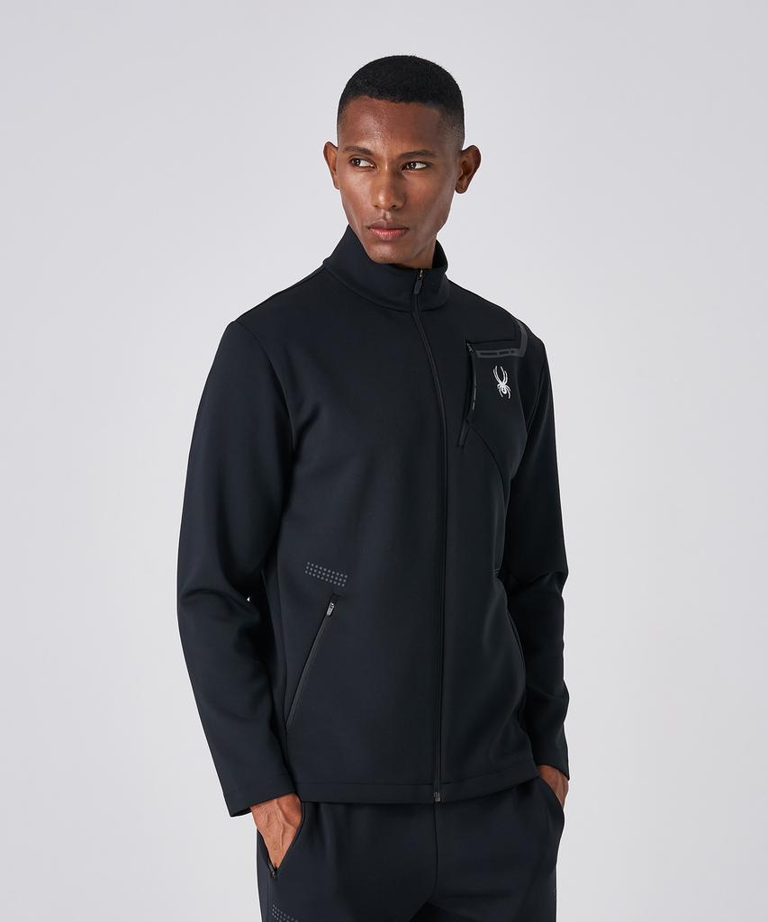 Spyder Men'S Pinnacle Fleece Zip-Up Spjwcnft206Mblk
