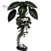 Gothic Home Decor Skull Spine Planter, Resin Skeleton Planter Pot, Horror Halloween Dark Aesthetic Sculpture Flower Vase, Spooky Gifts For Women