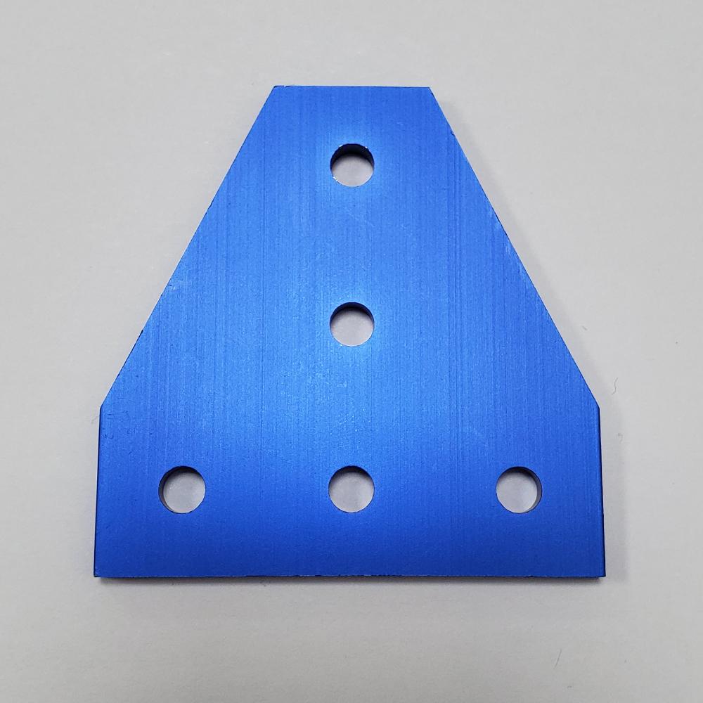 10pcs Strong Corner Angle Bracket Connection Joint Strip Board for V-Slot Aluminum Profile 2020 with 5 Holes