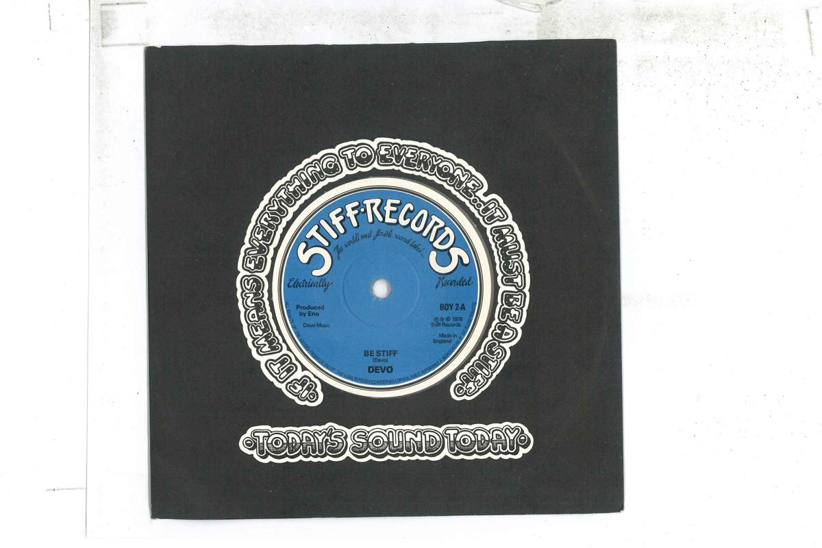 

7inch Record DEVO Be Stiff Social Fools BOY2 STIFF 1978 UK Rock Used
