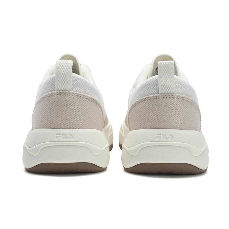 Fila Burger Casual Shoes Fashionable Versatile Simple Comfortable Breathable Lightweight Low-Top Canvas Shoes Women sneaker White Yellow F12W532301FGA