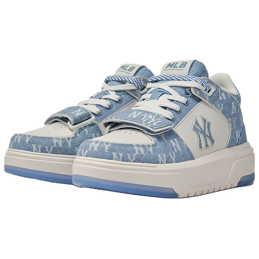 MLB New York Yankees Height Increasing Mid Top Skateboard Shoes Unisex 3ASXMDM6N-50BLS