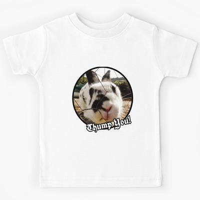 Thump You! Bunny Rabbit Kids T-Shirt