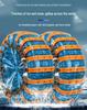 Universal Anti-Skid Snow Chains for Cars, Vans, Sedans, and SUVs