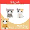 Adorable Simulation Siamese Shorthair Plush Cat Toy For Home And Room Decor