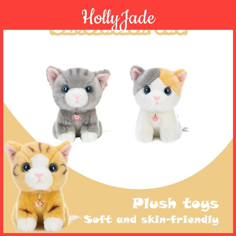 Adorable Simulation Siamese Shorthair Plush Cat Toy For Home And Room Decor