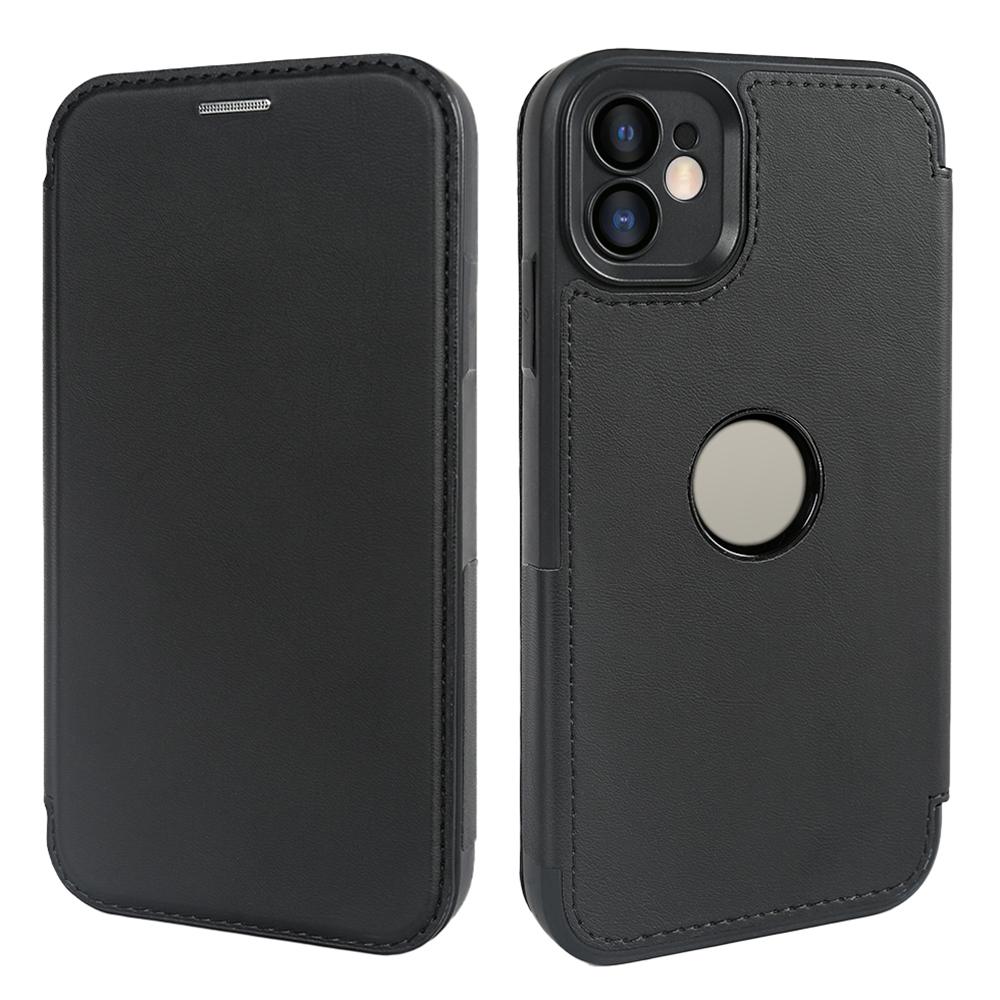 

Для iPhone 11 Магнитный чехол RCS Экологичный чехол для телефона с блокировкой RFID Black