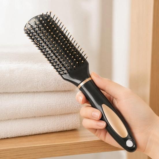 Air Cushion Hair Brush for Women Scalp Massage Round Brush with Ergonomic Handle