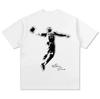 ZX TEE NBA star portrait short sleeved T-shirt  Printed Short Sleeve T-shirt Men Distress American Women Tshirt 2025