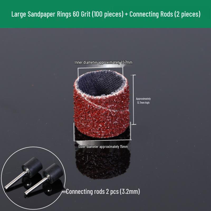 Electric Grinder Sanding Ring & Polishing Tool for Metal, Wood, and Rust Removal