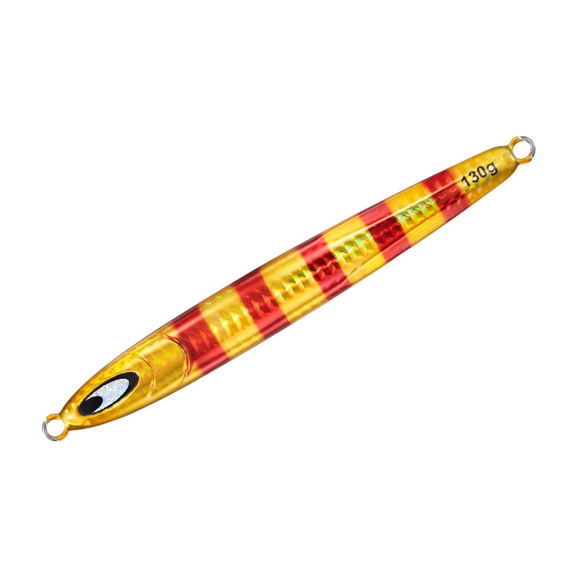Daiwa Hairtail Kyoga Jig PH Gold Red Zebra Jig, Semi-Long 200g,