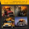 LED Auto LKW Dach Warnleuchte Stroboskoplicht Notlicht Blinklicht Mit Magnetischer Basis Für Sicherheit Auto 12V-80V