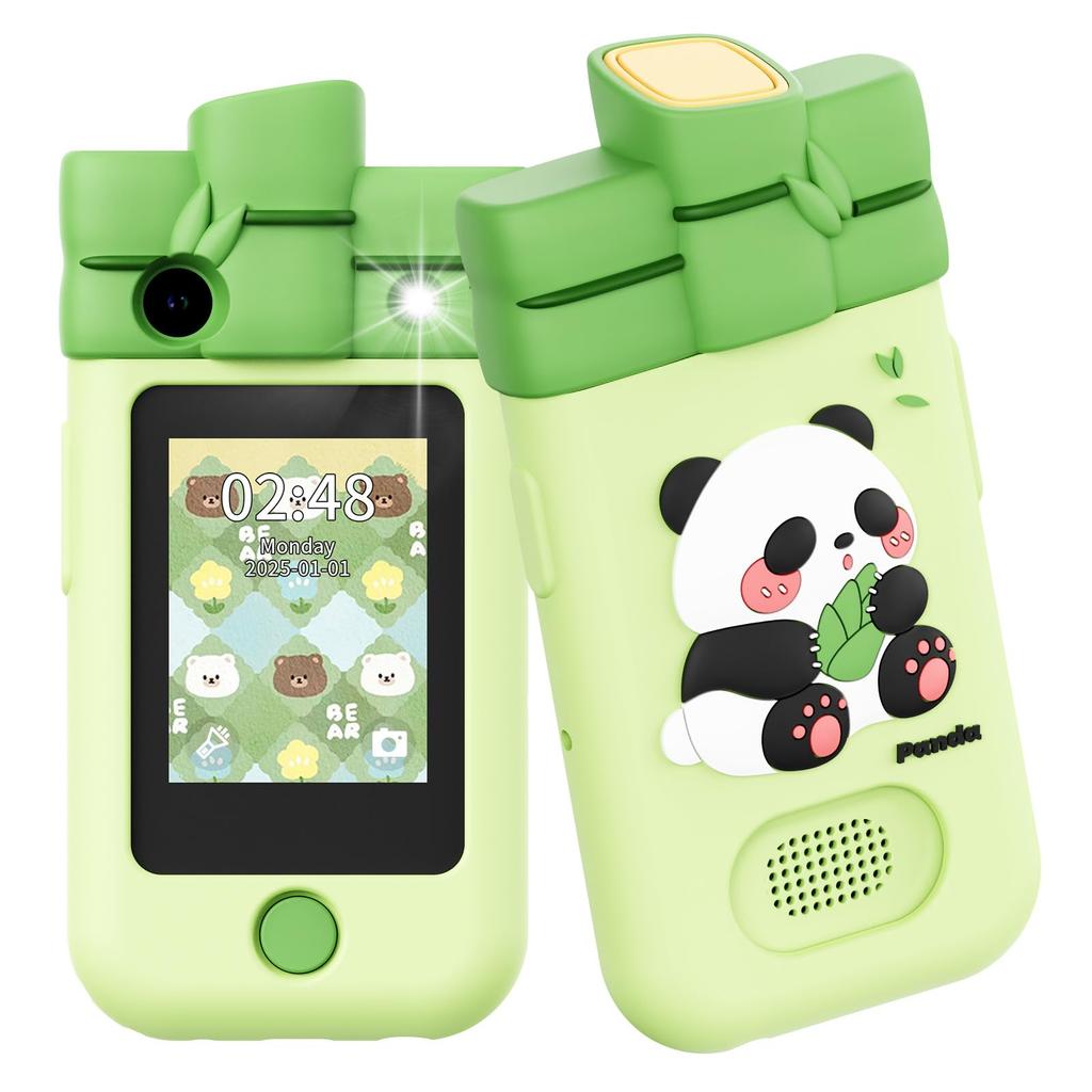 Cell Educational Perfect Birthday Gift for Boys and Phone English Music Ages Kids' Smartphone, Kids' Phone, Toy, Gift, Girls, Alarm, Toy, 2.4-inch,