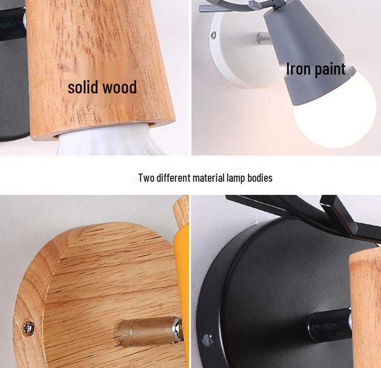 Modern Nordic Wall Lamp: Stylish Lighting for Bedroom, Living Room, Bar, or Staircase