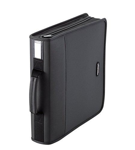

ELECOM Media Case for CD/DVD, Wallet & Fastener Type, 160 Disks Storing/Black/CCD-SS160BK